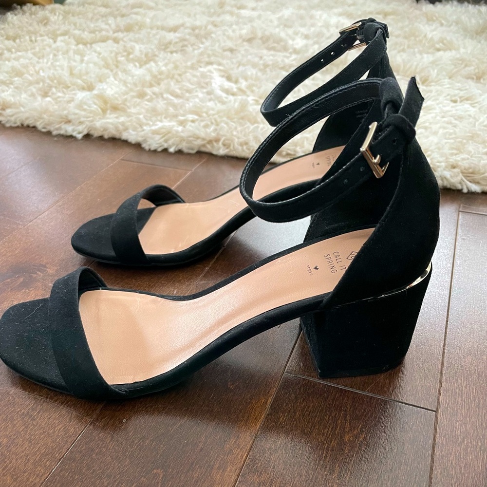 Black heels